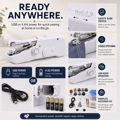 🧵Portable Mini Electric Sewing Machine