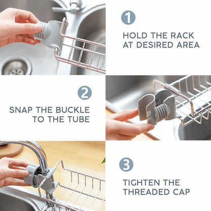 🎁 The Perfect Gift for Friends – ✨ Kitchen Sink Organizer Rack