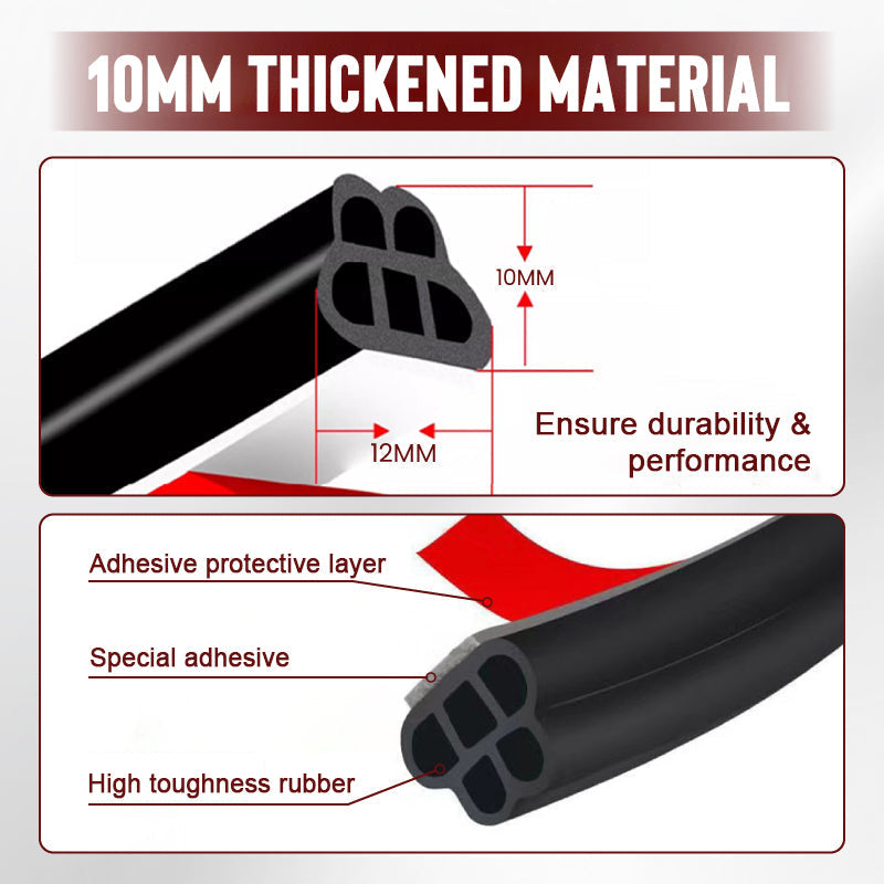 Soundproof & Dustproof Car Rubber Seal Strip