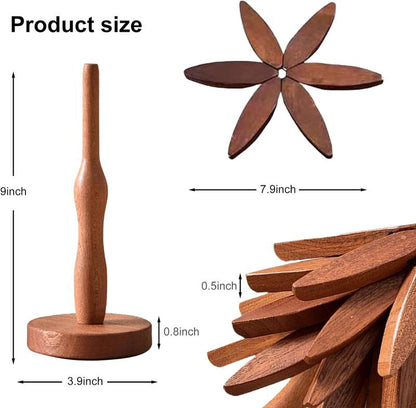✨Natural Christmas Tree Trivet Set