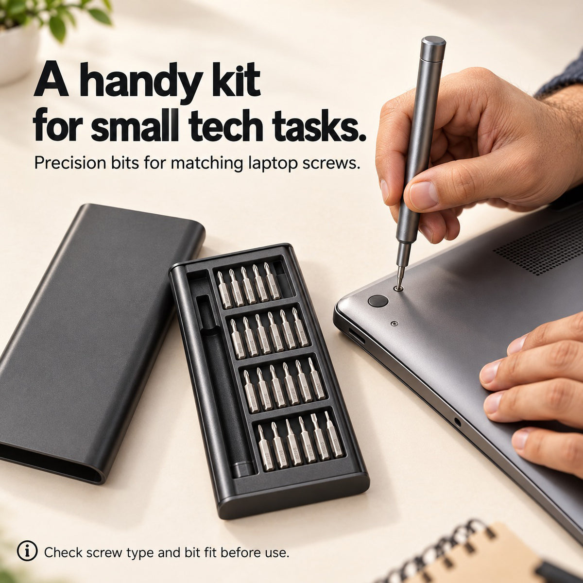 🔧24-in-1 Precision Screwdriver Set – Portable Magnetic Repair Tool Kit