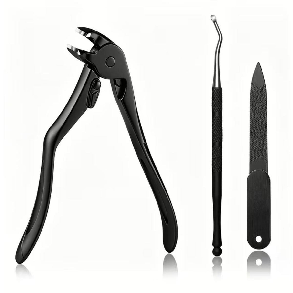 💅 Stainless Steel Toenail Nipper with Curved Precision Blades – Easy Trimming for Thick Nails & Seniors! ✂️✨