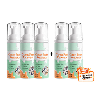 🔥Waterless Carpet Foam Stain Remover with Towel