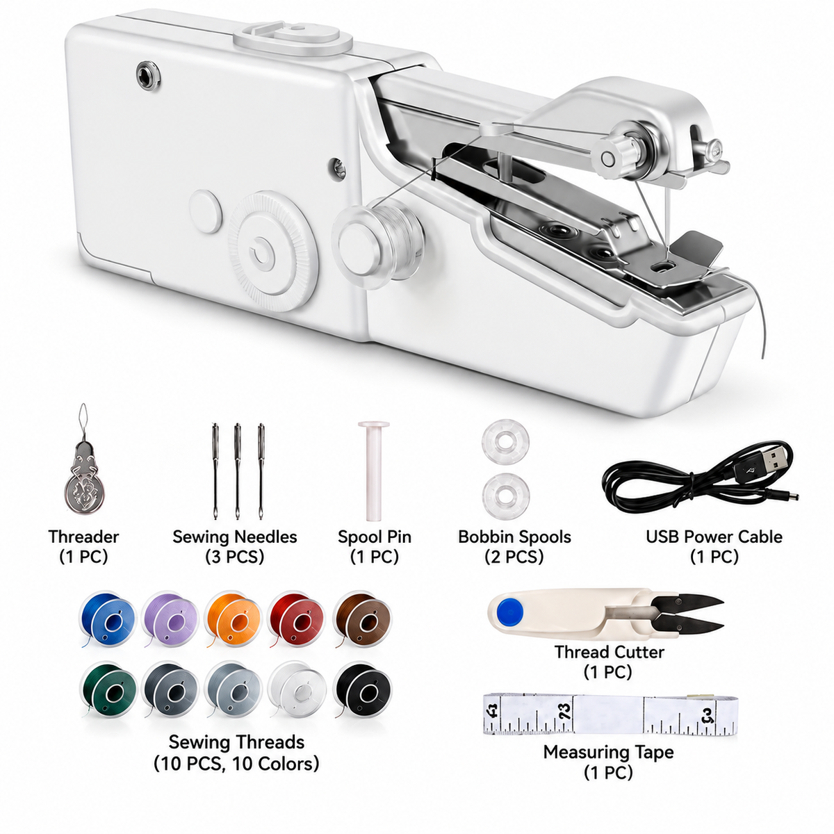 🧵Portable Mini Electric Sewing Machine