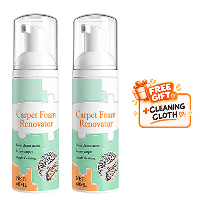 🔥Waterless Carpet Foam Stain Remover with Towel