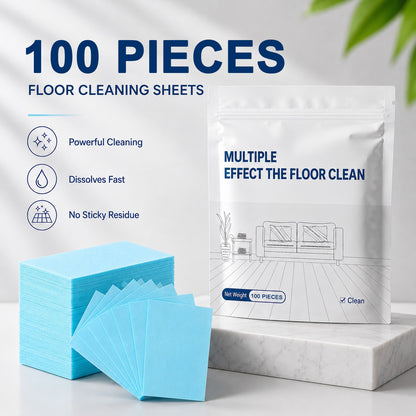 🔥 100-Count Floor Cleaning Sheets — Stop Carrying Heavy Floor Cleaner Bottles! ✅