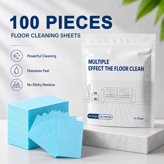 🔥 100-Count Floor Cleaning Sheets — Stop Carrying Heavy Floor Cleaner Bottles! ✅