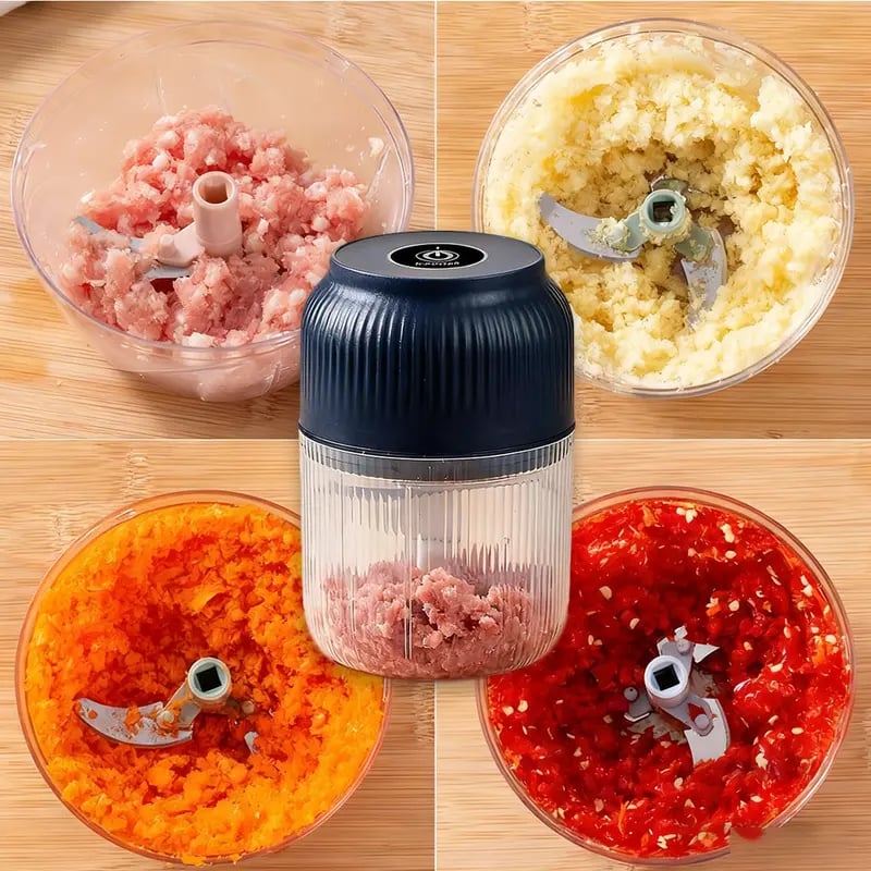 ⚡️Hot Sale – 4-Blade Electric Mini Portable Veggie Chopper